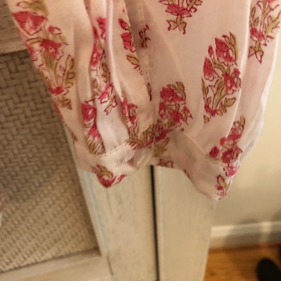 Emerson Fry India Collection Olympia Shirt Small NWOT June Flowers - Picture 6 of 10